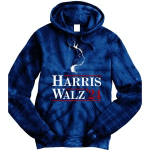 Harris Walz 2024 Cat Election Tim Kamala Tie Dye Hoodie