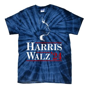 Harris Walz 2024 Cat Election Tim Kamala Tie-Dye T-Shirt