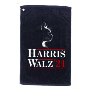 Harris Walz 2024 Cat Election Tim Kamala Platinum Collection Golf Towel