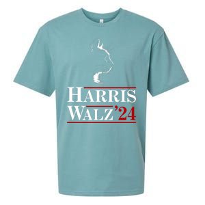 Harris Walz 2024 Cat Election Tim Kamala Sueded Cloud Jersey T-Shirt