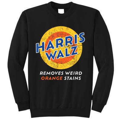 Harris Walz 2024 Waltz Removes Weird Orange Stains Sweatshirt