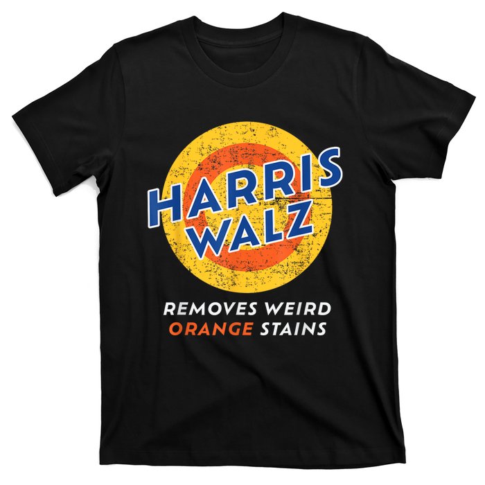 Harris Walz 2024 Waltz Removes Weird Orange Stains T-Shirt