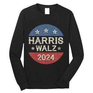 Harris Walz 2024 Election Kamala Harris Tim Walz 2024 Long Sleeve Shirt