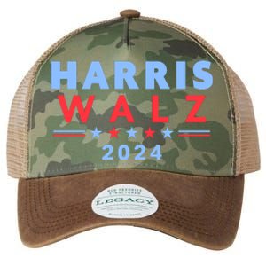 Harris Walz 2024 Election Blue Legacy Tie Dye Trucker Hat