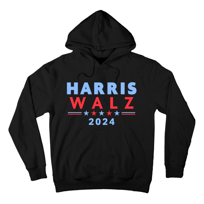 Harris Walz 2024 Election Blue Hoodie