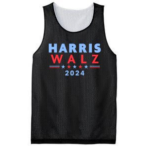 Harris Walz 2024 Election Blue Mesh Reversible Basketball Jersey Tank