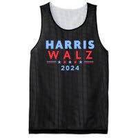 Harris Walz 2024 Election Blue Mesh Reversible Basketball Jersey Tank