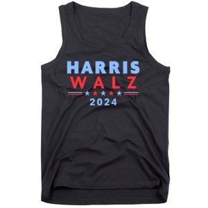 Harris Walz 2024 Election Blue Tank Top