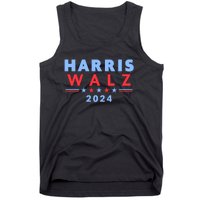 Harris Walz 2024 Election Blue Tank Top