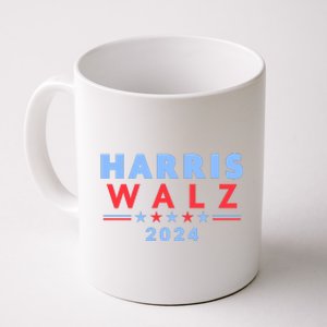 Harris Walz 2024 Election Blue Coffee Mug