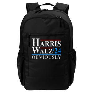 Harris Walz 2024 Obviously Kamala Harris Tim Waltz Election Daily Commute Backpack