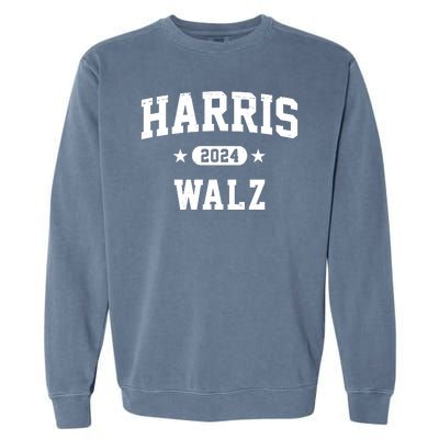 Harris Waltz 2024 Election Democrat Garment-Dyed Sweatshirt