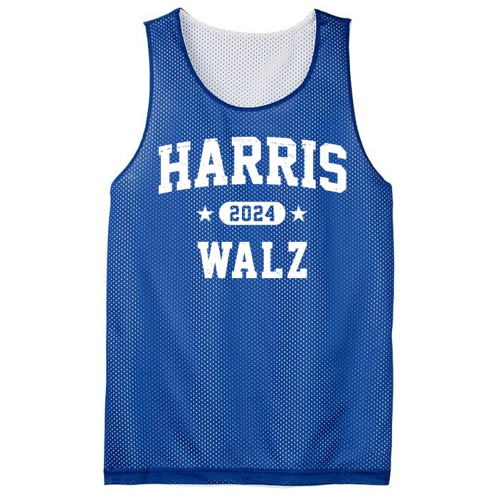 Harris Waltz 2024 Election Democrat Mesh Reversible Basketball Jersey Tank