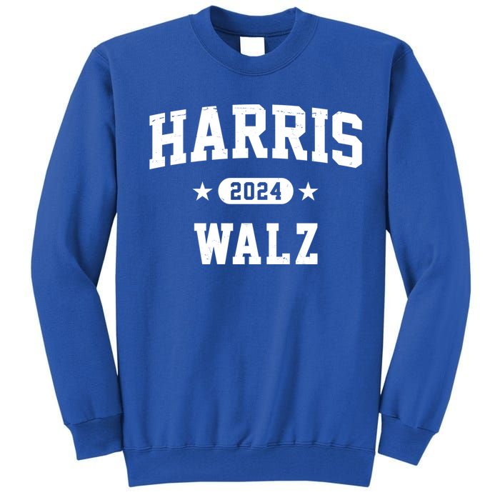 Harris Waltz 2024 Election Democrat Tall Sweatshirt