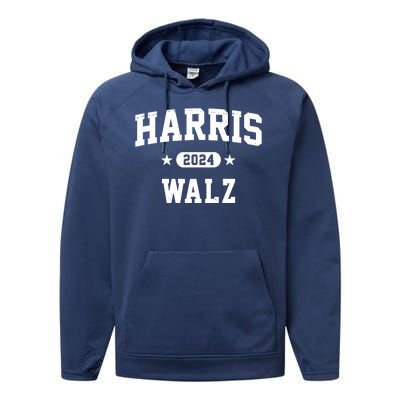 Harris Waltz 2024 Election Democrat Performance Fleece Hoodie