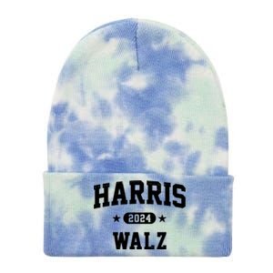 Harris Waltz 2024 Election Democrat Tie Dye 12in Knit Beanie