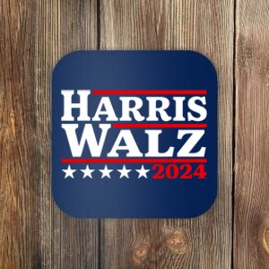 Harris Walz 2024 Election Logo Coaster