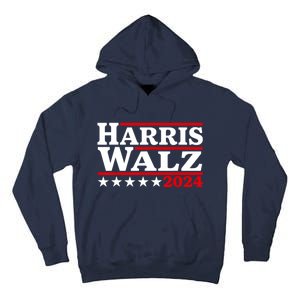 Harris Walz 2024 Election Logo Tall Hoodie