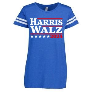 Harris Walz 2024 Election Logo Enza Ladies Jersey Football T-Shirt