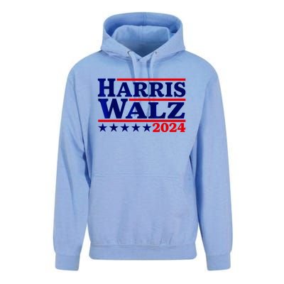 Harris Walz 2024 Election Logo Unisex Surf Hoodie