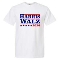 Harris Walz 2024 Election Logo Garment-Dyed Heavyweight T-Shirt