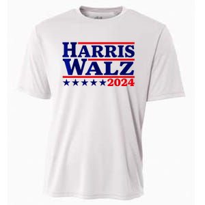 Harris Walz 2024 Election Logo Cooling Performance Crew T-Shirt