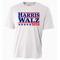 Harris Walz 2024 Election Logo Cooling Performance Crew T-Shirt