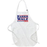 Harris Walz 2024 Election Logo Full-Length Apron With Pockets