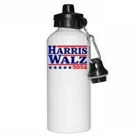 Harris Walz 2024 Election Logo Aluminum Water Bottle