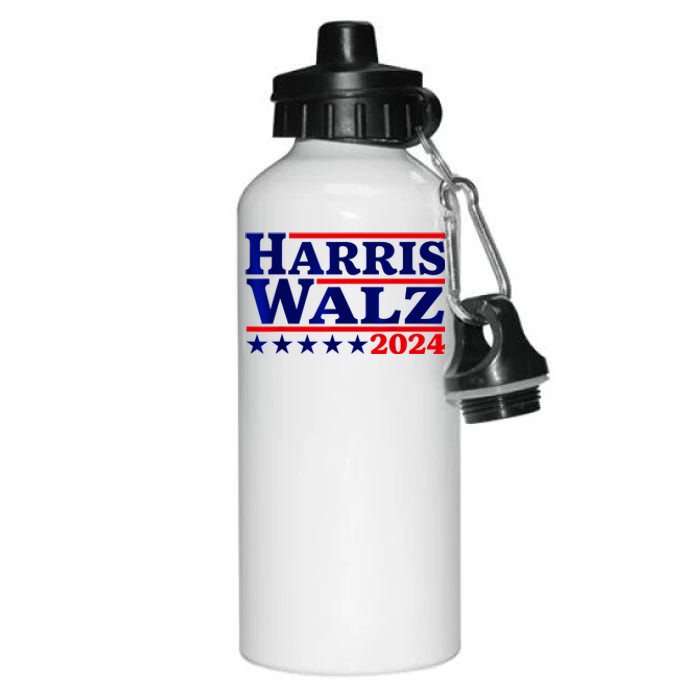 Harris Walz 2024 Election Logo Aluminum Water Bottle