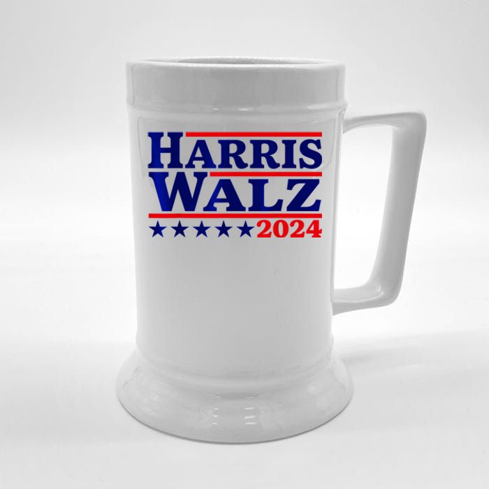 Harris Walz 2024 Election Logo Beer Stein