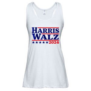 Harris Walz 2024 Election Logo Ladies Essential Flowy Tank