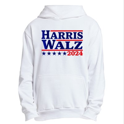 Harris Walz 2024 Election Logo Urban Pullover Hoodie