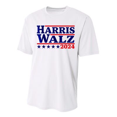 Harris Walz 2024 Election Logo Performance Sprint T-Shirt