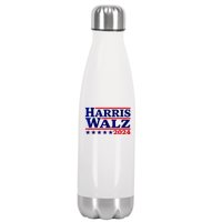 Harris Walz 2024 Election Logo Stainless Steel Insulated Water Bottle