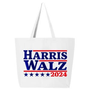 Harris Walz 2024 Election Logo 25L Jumbo Tote