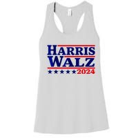 Harris Walz 2024 Election Logo Women's Racerback Tank