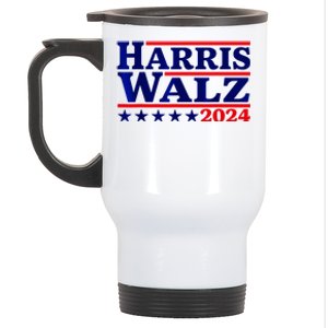 Harris Walz 2024 Election Logo Stainless Steel Travel Mug