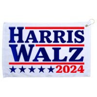 Harris Walz 2024 Election Logo Grommeted Golf Towel