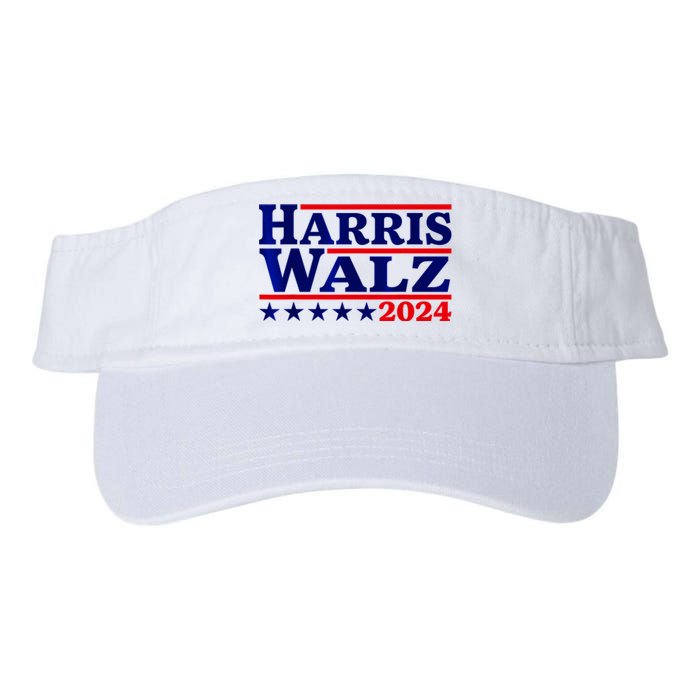 Harris Walz 2024 Election Logo Valucap Bio-Washed Visor