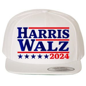 Harris Walz 2024 Election Logo Wool Snapback Cap