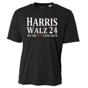 Harris Walz 24 We Are Not Going Back Political Support Cooling Performance Crew T-Shirt