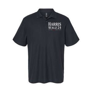 Harris Walz 24 We Are Not Going Back Political Support Softstyle Adult Sport Polo