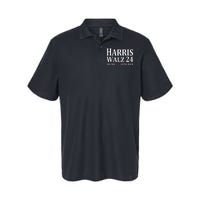 Harris Walz 24 We Are Not Going Back Political Support Softstyle Adult Sport Polo