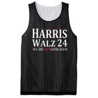 Harris Walz 24 We Are Not Going Back Political Support Mesh Reversible Basketball Jersey Tank