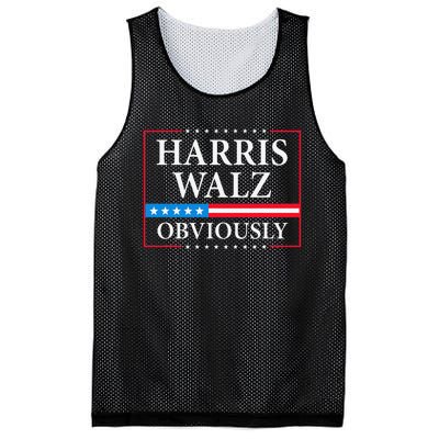 Harris Waltz 2024 Obviously Kamala Harris Tim Walz 2024 Gift Mesh Reversible Basketball Jersey Tank