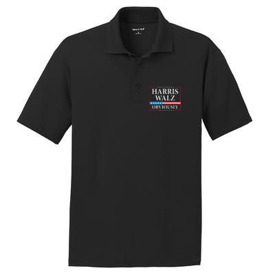 Harris Waltz 2024 Obviously Kamala Harris Tim Walz 2024 Gift PosiCharge RacerMesh Polo