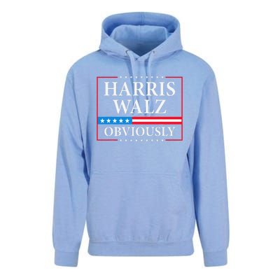 Harris Waltz 2024 Obviously Kamala Harris Tim Walz 2024 Gift Unisex Surf Hoodie