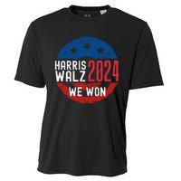 Harris Waltz 2024 Election Victory Kamala Harris 2024 We Won Cooling Performance Crew T-Shirt