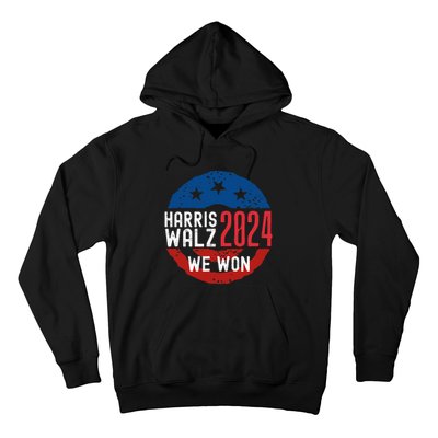 Harris Waltz 2024 Election Victory Kamala Harris 2024 We Won Hoodie